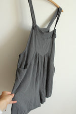 Natural Life Gray Carrington Romper | XL