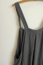 Natural Life Gray Carrington Romper | XL