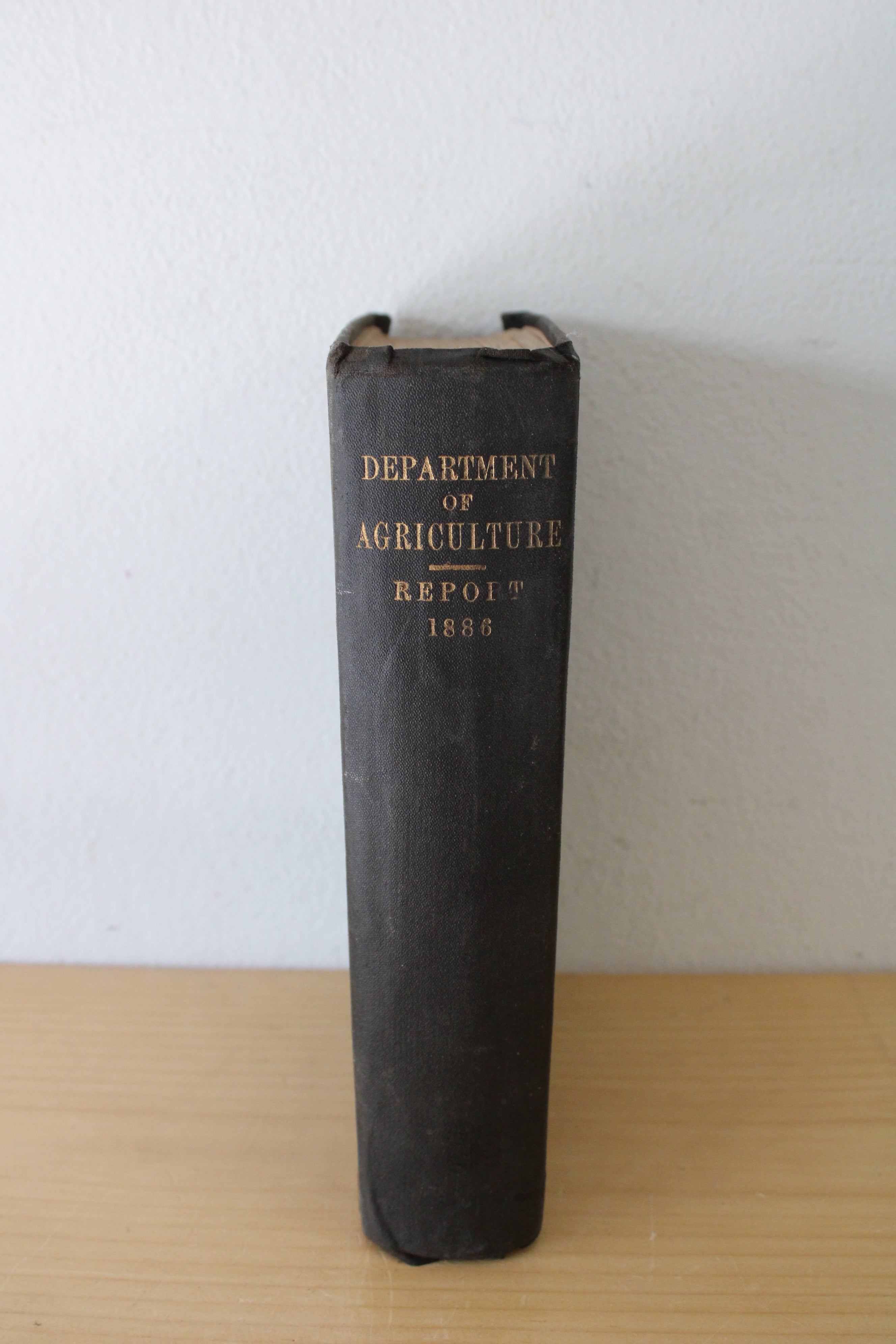 Department Of Agriculture Report 1886