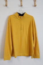 NEW Saddlebred Yellow 1/4 Zip Sweatshirt | XL