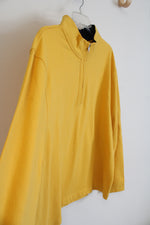NEW Saddlebred Yellow 1/4 Zip Sweatshirt | XL