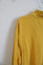 NEW Saddlebred Yellow 1/4 Zip Sweatshirt | XL