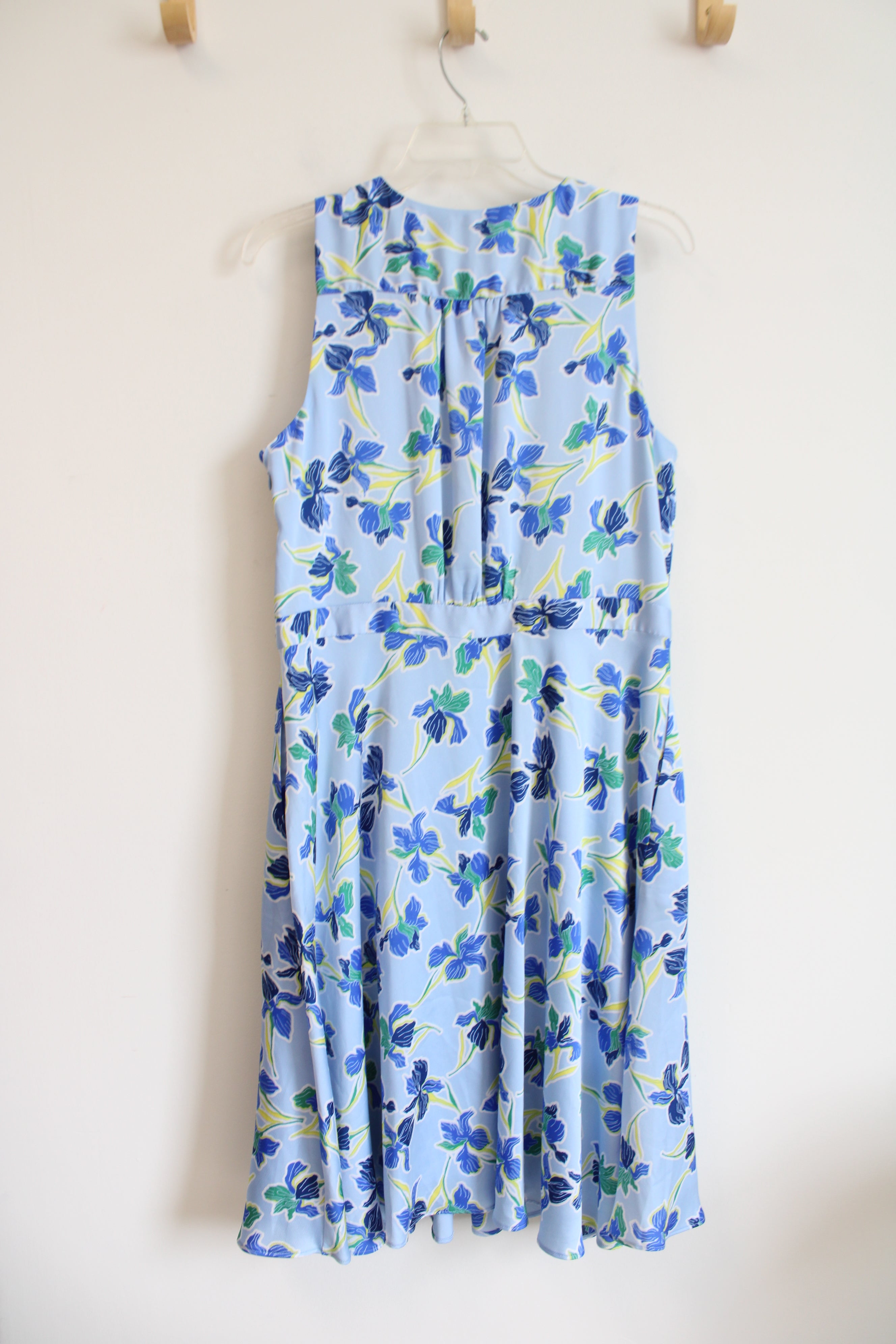 Banana Republic Blue Floral A-Line Dress | 12