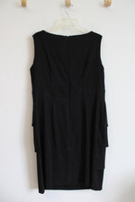 Dressbarn Black Pearl Lined Sheath Dress | 16