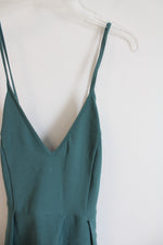 NEW Elia Cher Green Cross Back Strap Fit & Flare Dress | M (8/10)