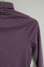 NEW Croft & Barrow Purple Turtleneck Top | S
