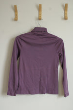NEW Croft & Barrow Purple Turtleneck Top | S