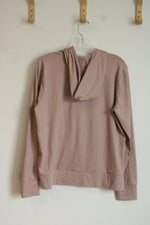 Vuori Halo Performance Pale Pink Hoodie Sweatshirt | M