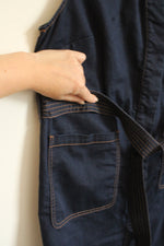 Chico's Denim Dark Wash Button-up Belted Sleeveless Dress | 2