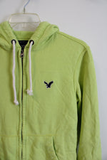 American Eagle Lime Green Full Zip Jacket | S