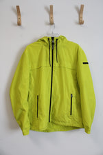 Calvin Klein Neon Yellow Windbreaker Jacket | L