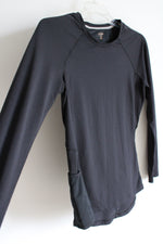 Jockey Black Long Sleeved Athletic Shirt | S