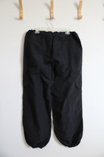 NEW Old Navy Quick Dry Black Nylon Drawstring Pants | L Tall