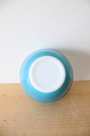 Vintage Pyrex #401 Small Blue Bowl