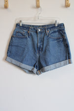 Wild Fable "Happy" Embroidered Highest Rise Mom Shorts | 10/30R