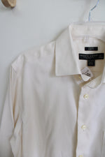 NEW Pronto Uomo Slim Fit Cream Button Down Shirt | 16 1/2 - 34/35