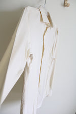 NEW Pronto Uomo Slim Fit Cream Button Down Shirt | 16 1/2 - 34/35