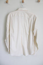 NEW Pronto Uomo Slim Fit Cream Button Down Shirt | 16 1/2 - 34/35