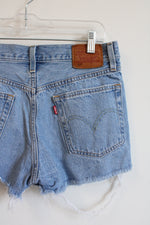 Levi's 501 Light Wash Denim Shorts | 27