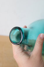 Shoreline Clear Blue Glass Vase | 16"