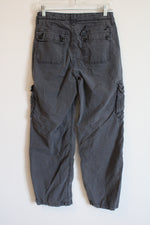 American Eagle Charcoal Gray Cargo Baggy Jogger Pants | 6