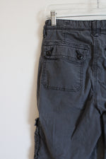 American Eagle Charcoal Gray Cargo Baggy Jogger Pants | 6