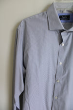 NEW Esquire Slim Fit Striped Button Down Shirt | 16 1/2 34/35