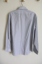NEW Esquire Slim Fit Striped Button Down Shirt | 16 1/2 34/35