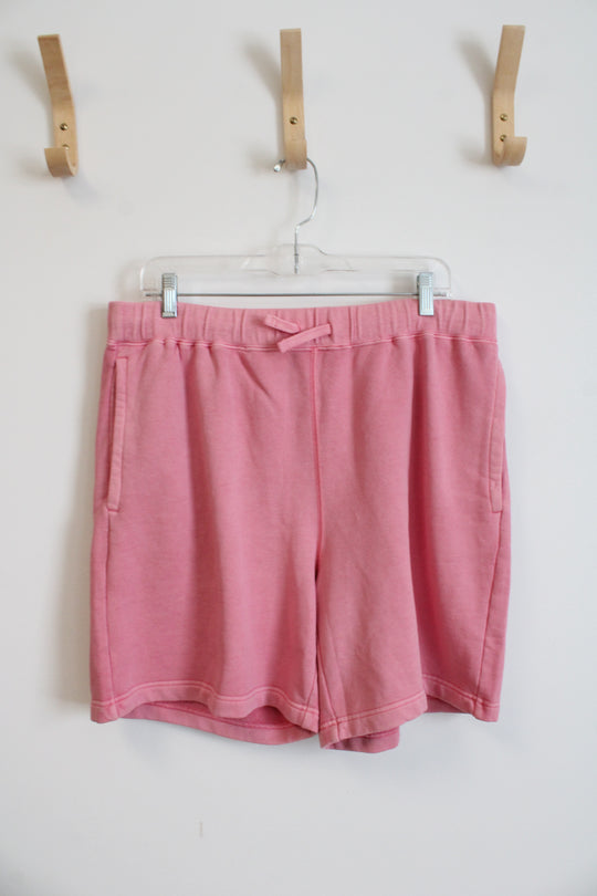 NEW Vineyard Vines Pink Surfboard French Terry Shorts | L