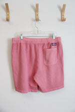 NEW Vineyard Vines Pink Surfboard French Terry Shorts | L