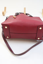 Michael Kors Mercer Python Embossed Accordion Bag