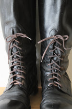Harley-Davidson Leather Tall Lace Up 514 Black Boots | Size 12D
