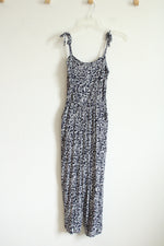 Gap Blue and White Floral Cami Jumpsuit | S