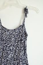 Gap Blue and White Floral Cami Jumpsuit | S