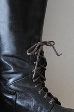 Harley-Davidson Leather Tall Lace Up 514 Black Boots | Size 12D