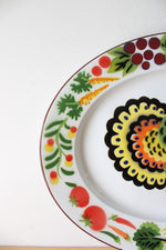 Vintage Enamelware Turkey Large Platter
