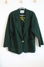 Vintage Cindy Owings Designs Inc. Wool Yellowstone Green Coat | M