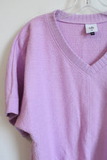 Cabi Purple Pink Terry Oversized Shirt | XS