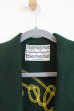 Vintage Cindy Owings Designs Inc. Wool Yellowstone Green Coat | M