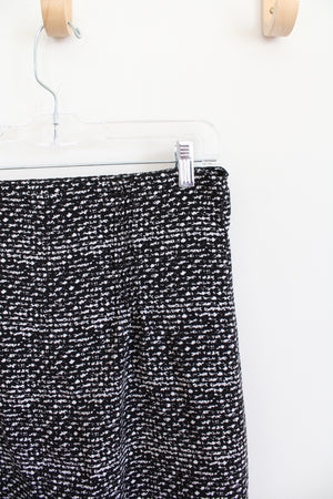 Worthington Black & White Patterned Pencil Skirt | 10
