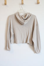 Wild Skye Teddy Bear Beige Hoodie | S