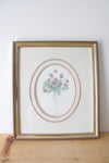 Windsor Art African Violet Watercolor Framed Painting By Mary Vincent Bertrand