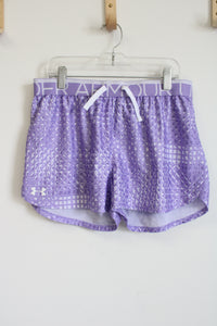 Under Armour Purple Loose Fit Athletic Shorts | Youth XL (18/20)