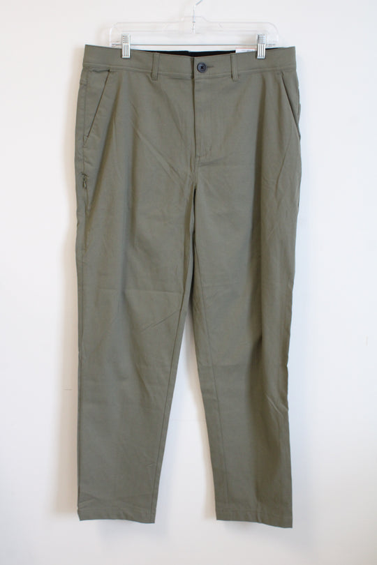 NEW George Olive Moisture Wicking Slacks | 34