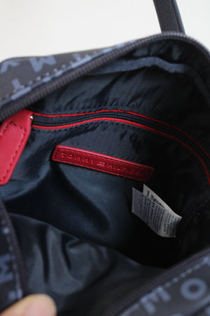 NEW Tommy Hilfiger Blue Monogram Crossbody Bag