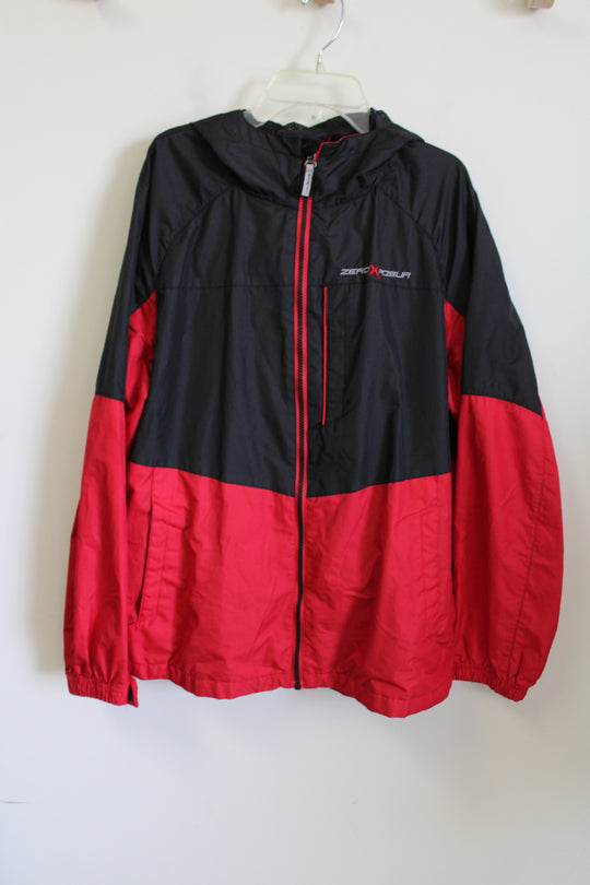 ZeroXposure Blue Red Windbreaker Jacket | 18/20