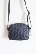 NEW Tommy Hilfiger Blue Monogram Crossbody Bag