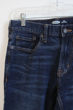 Old Navy Dark Wash Slim Built In Flex Jeans | 30X32