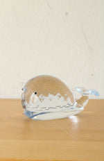 Crystal Whale Paperweight by Oleg Cassini