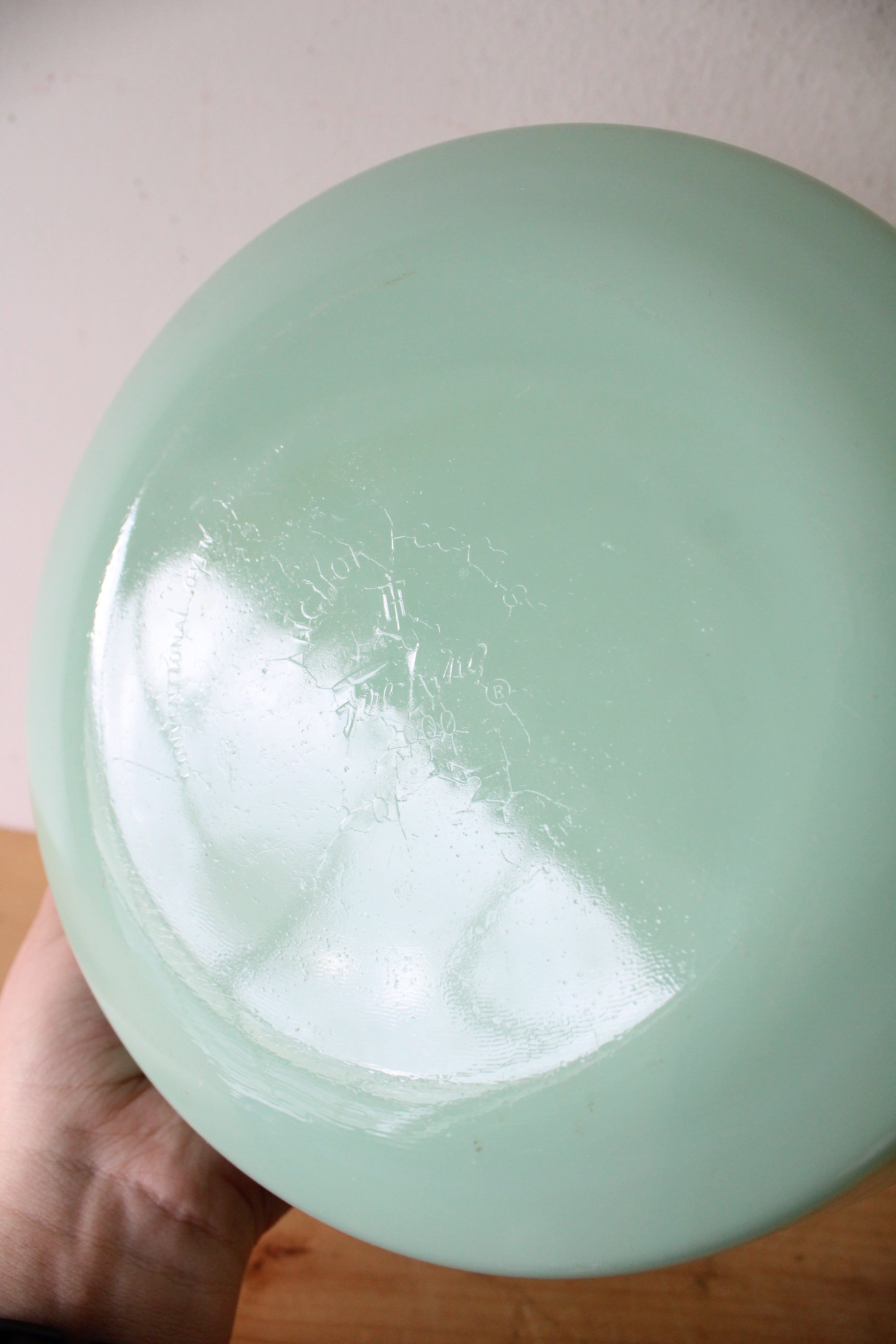 Vintage Anchor Hocking Fire-King 2000 Jadeite 2 Quart Covered Baking Dish